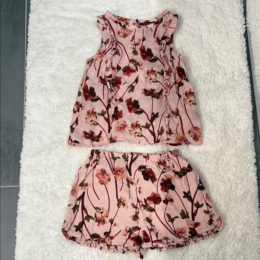 Victoria Beckham Pink Floral Set